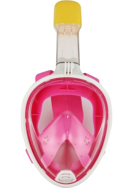 Tam Yüz Şnorkel Dalış Maskesi, Anti-Sis, Sızıntısız, S/m, Pembe ve Yeşil Seçenekler