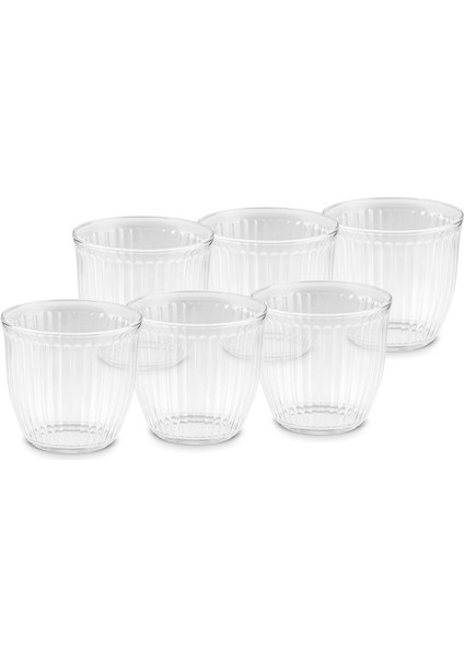 6'lı 290 ml Su Bardağı Beyaz, Şık ve Dayanıklı Set