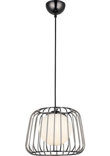 Kobalt Renkli Tekli Lamba, 1XE27, Şık ve Modern Tasarım.