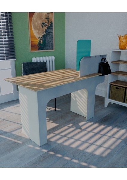 Alfa Masa - Mdflam Çalışma Masası Aynalı&Aksesuarlı Masa modelleri