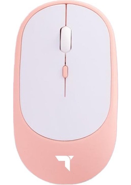 Tm-16 Pembe Kablosuz Çift Modlu Sessiz Mouse Fare