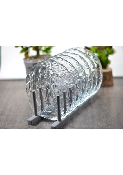 Turuncu 6'lı Pasta Tabağı Seti, Şık ve Dayanıklı, Estrella Marka