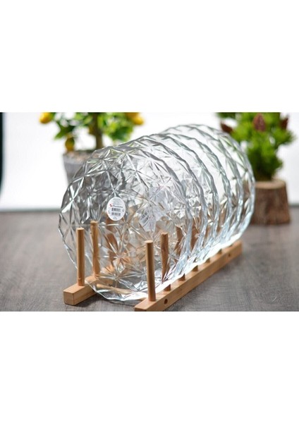 Turuncu 6'lı Pasta Tabağı Seti, Şık ve Dayanıklı, Estrella Marka modelleri