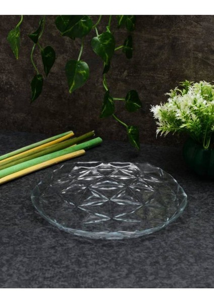 Turuncu 6'lı Pasta Tabağı Seti, Şık ve Dayanıklı, Estrella Marka fırsatları