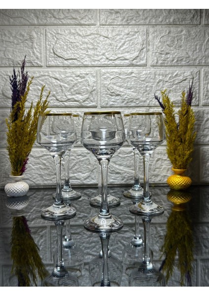 6 Kişilik Şık Kahve Yanı Bardak Seti, Sarı Renkli, Zarif ve Kullanışlı modelleri