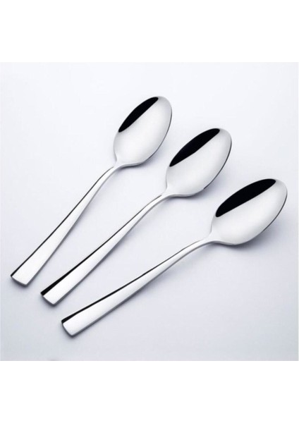 6'lı Beyaz Deniz Model Yemek Kaşığı Seti, Şık ve Kullanışlı Tasarım