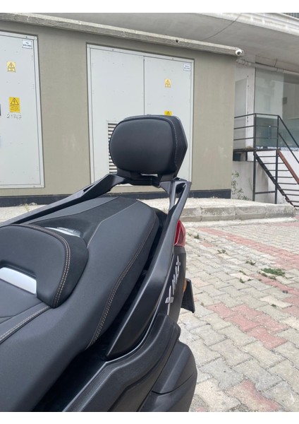 Xmax Techmax Sissybar Sırt Dayama Orjinal Model 3 Parça Set 2018-2025 Uyumlu modelleri