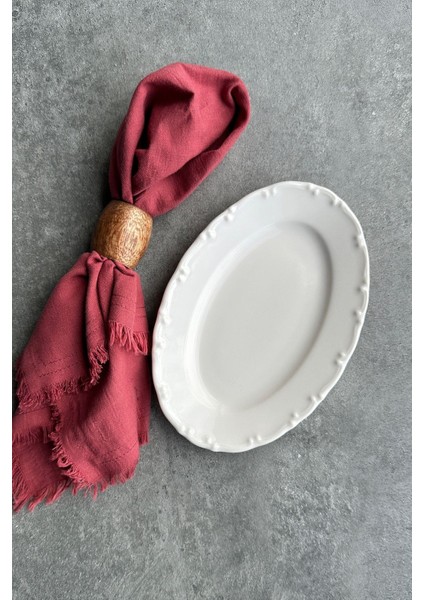 Bej 2'li 20 cm Porselen Kahvaltılık Sunum Kayık Tabak Seti fiyatları