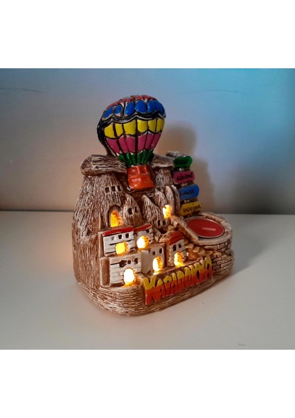 Kapadokya Hediyelik Peri Bacası Led'li Gece Lambası Mumluk fırsatları