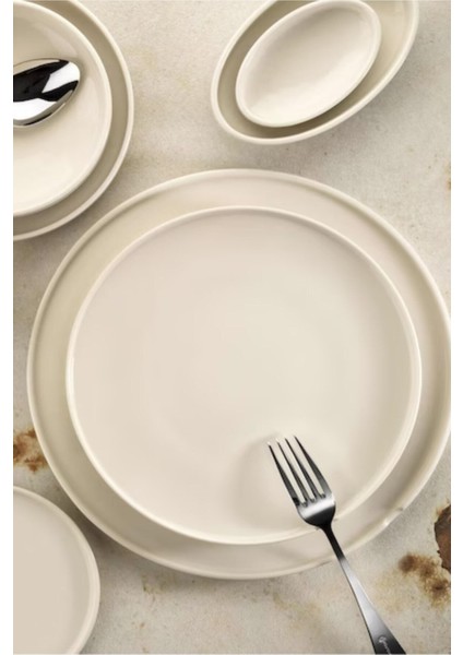 Bej 24 cm Çukur Salata ve Makarna Tabağı 2'li Set fiyatları