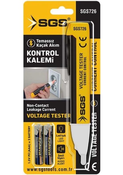 Areltar Temassız Voltaj Kontrol Kalemi Noktayı Bulur