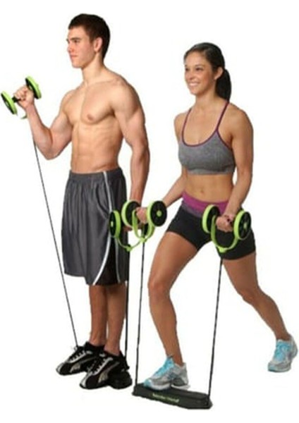 Yeşil Çok Fonksiyonlu Karın Egzersiz Aleti, Güç ve Form Için Ideal modelleri