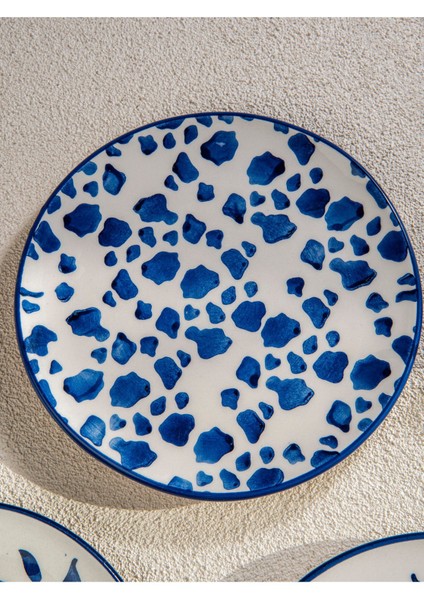 El Yapımı Trend Mavi 6'lı Pasta Seti, 19 Cm, Şık ve Kullanışlı Tasarım modelleri