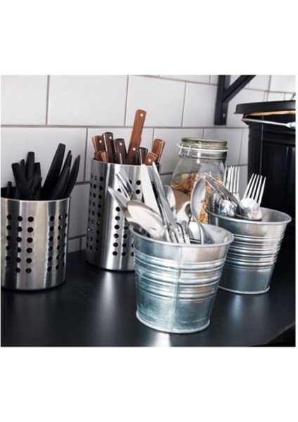 Turkuaz Paslanmaz Çelik Çatal Bıçaklık, Şık ve Dayanıklı Mutfak Düzenleyici fırsatları