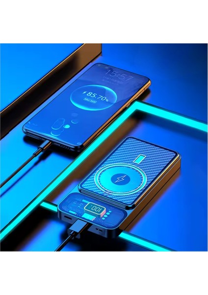 12000 Mah Kablosuz Magsafe Taşınabilir Şarj Aleti Powerbank fiyatları