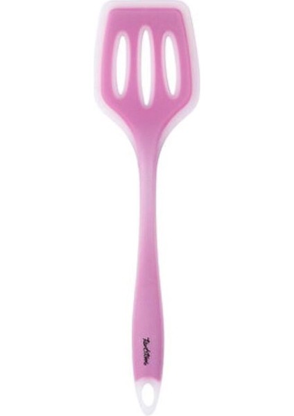 Pembe Silikon Servis Seti, Kepçe, Kevgir, Spatula, 4'lü indirimleri