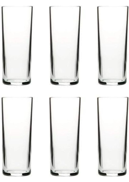 6'lı Beyaz Soğuk Kesme Rakı Bardağı, 205 Cc, Şık ve Kullanışlı Tasarım