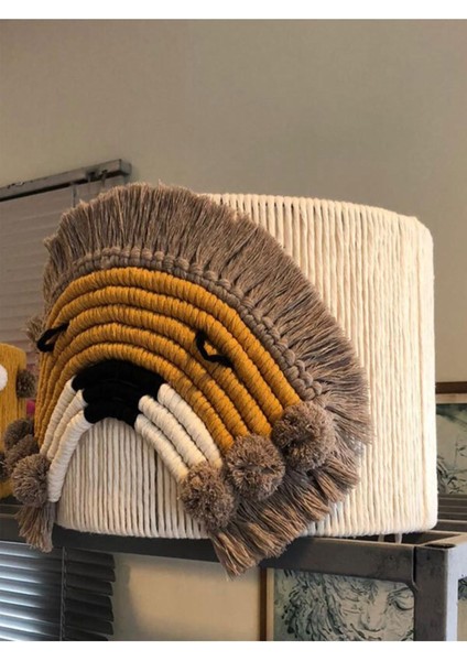 Beyaz Makrome Aslan Figürlü Sargı Ip Avize, Şık ve Doğal Dekorasyon Ürünü modelleri