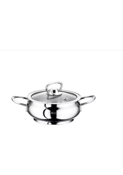 Mini Küre Basık Tencere 14X6CM, Hafif ve Şık Tasarım