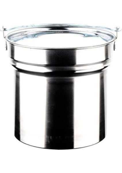 10 Lt Metalik Yoğurt Kovası ve Çitil Numara 19, Dayanıklı ve Şık Kullanım Sağlar.