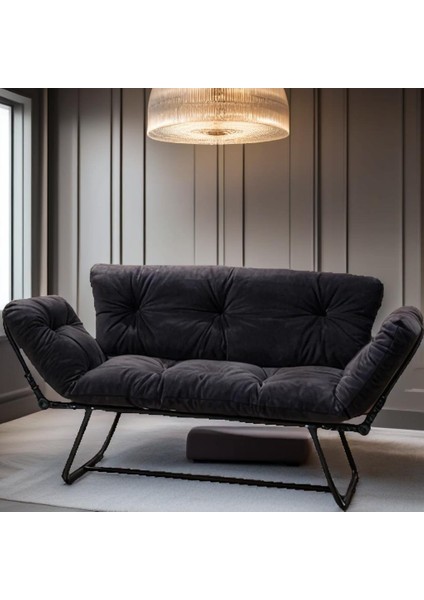 Mekanizmalı Ikili Kanepe – Yatak Olabilen, Katlanır, Kolları Açılır, Modern Konforlu Koltuk