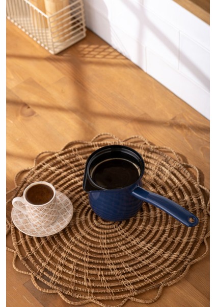 Mavi Emaye Cezve 10 Cm, Şık ve Dayanıklı Mutfak Gereci fiyatları