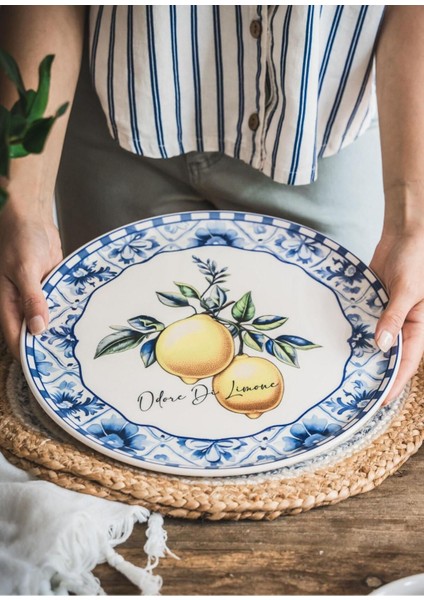 Renkli 30 cm Servis Tabağı, Şık ve Hafif, Ev ve Davetler Için Ideal indirimleri