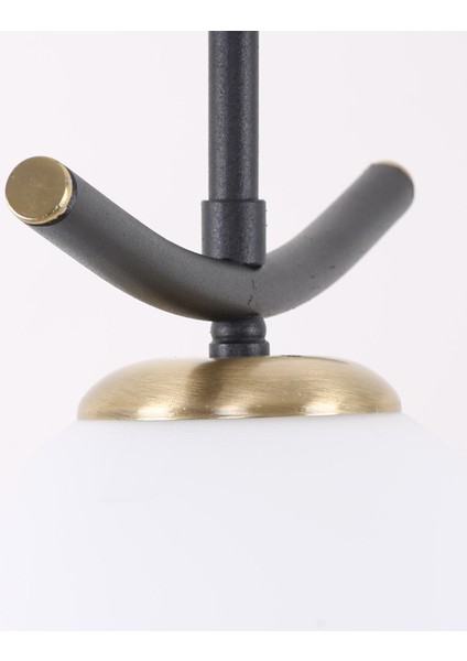 Modern Siyah Eskitme Beyaz Camlı Zarif Avize, Şık ve Parlak Aydınlatma Için modelleri