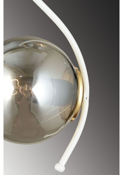 2'li Beyaz Bal Glop Camlı Lüks Aşağı Bakan Avize Seti modelleri