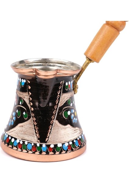 Mine Işlemeli Bakır Cezve, 5 Kişilik, Şık ve Dayanıklı Tasarım fiyatları