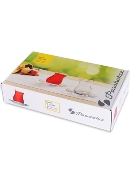 Çok Renkli 12 Parça Çay Takımı, Şık ve Modern Tasarım fırsatları