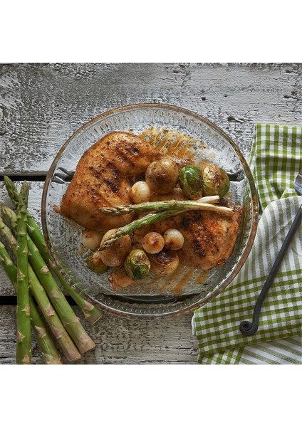 Turuncu Yuvarlak Cam Fırın Kabı, 59014, Şık ve Dayanıklı Tasarım fiyatları