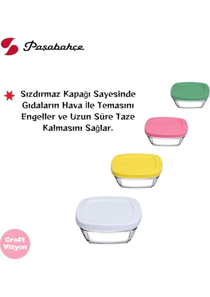 4'lü Kapaklı Cam Saklama Kabı Seti, Kahverengi, Dayanıklı ve Şık Tasarım modelleri