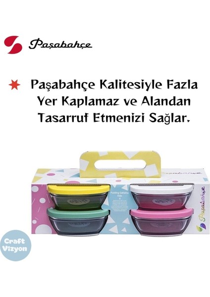 4'lü Kapaklı Cam Saklama Kabı Seti, Kahverengi, Dayanıklı ve Şık Tasarım indirimleri