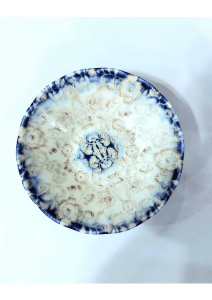 Mavi Beyaz Reaktif Nano Çay Tabağı 10CM, Şık ve Dayanıklı, Paketli Adet fiyatları