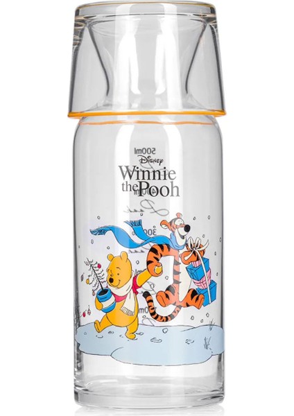 Renkli Winnie The Pooh Desenli 700 ml Cam Sürahi, Şık ve Kullanışlı Tasarım modelleri