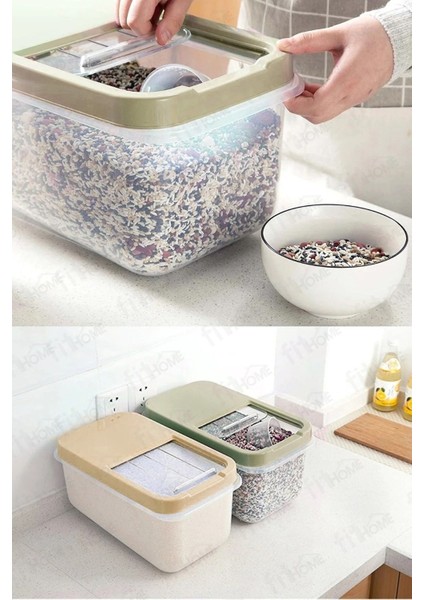 2'li Renkli 5l Tablet Deterjan Saklama Kutusu Şeffaf Sürgülü Kapak fiyatları