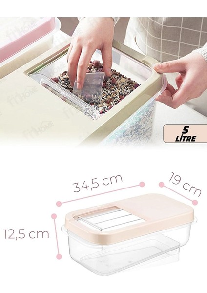 2'li Renkli 5l Tablet Deterjan Saklama Kutusu Şeffaf Sürgülü Kapak indirimleri