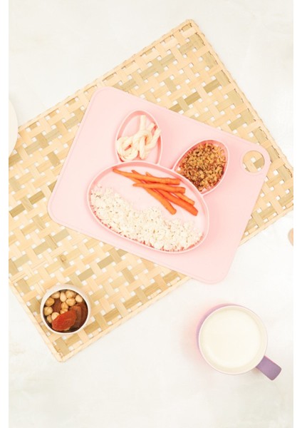 Pembe Bunny Mama Tabağı, Şık ve Kullanışlı Ev Dekoru Için Ideal Seçim