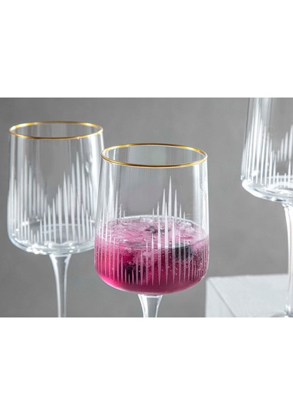 3'lü Cam Kadeh Seti, 320ML, Gold Detaylı, Kırmızı Şarap Için Şık Tasarım modelleri