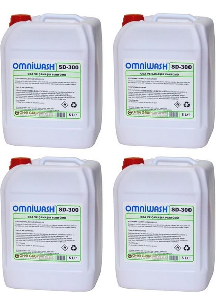 SD-300 Tropikal Oda ve Çamaşır Parfümü 5 Litre 4 Adet