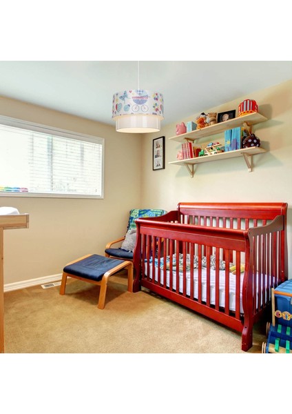 Mavi Bebek Çocuk Oda Sarkıtı, Şık ve Güzel Aydınlatma Asma Parçası