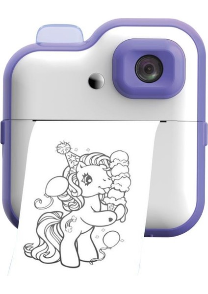 TRM-CMR15 Mor Dijital Video Kayıt Fotoğraf Çocuk Kamerası Anlık Termal Resim Kağıt Baskılı Yazıcı modelleri