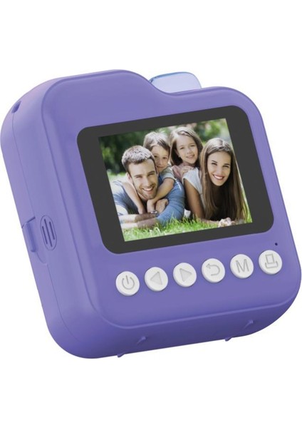 TRM-CMR15 Mor Dijital Video Kayıt Fotoğraf Çocuk Kamerası Anlık Termal Resim Kağıt Baskılı Yazıcı fırsatları