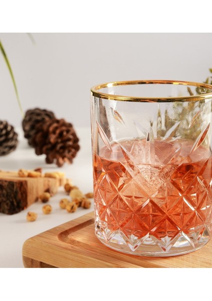 Şık Çok Renkli 420 cc 4'lü Meşrubat Bardağı Seti fiyatları