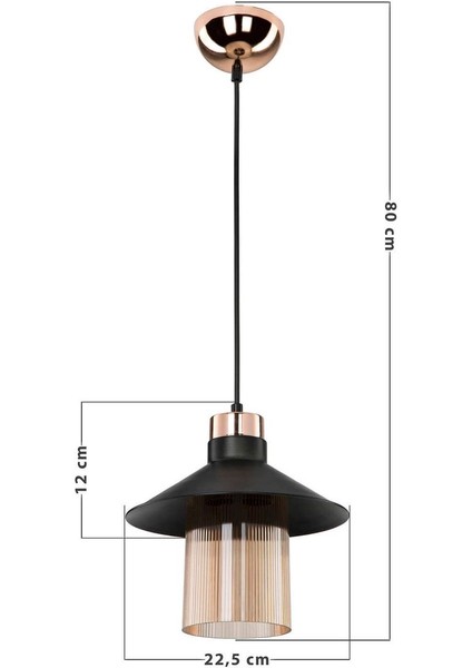 Turuncu Optik Camlı Tekli Sarkıt Lamba, Şık ve Modern Tasarım. fiyatları