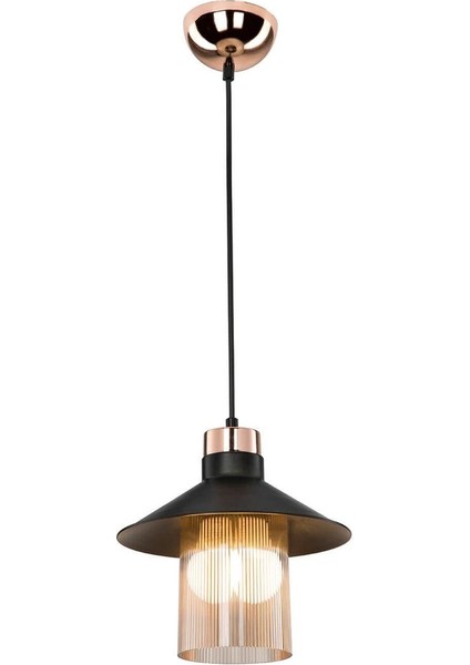 Turuncu Optik Camlı Tekli Sarkıt Lamba, Şık ve Modern Tasarım. fırsatları