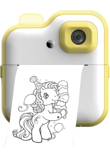 TRM-CMR15 Sarı Dijital Video Kayıt Fotoğraf Çocuk Kamerası Anlık Termal Resim Kağıt Baskılı Yazıcı modelleri