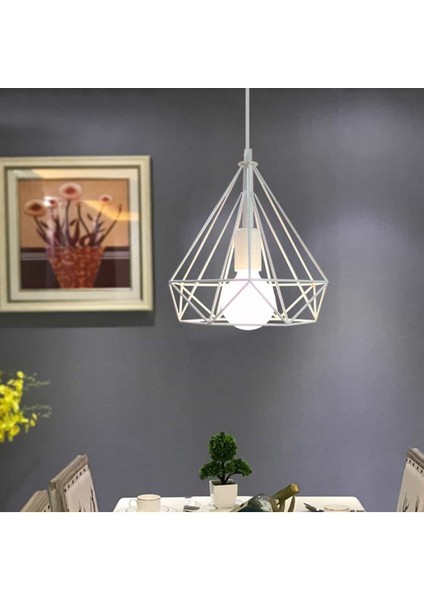 Beyaz Modern Tel Kafes, Şık ve Hafif Tasarım, Dayanıklı ve Kullanışlı