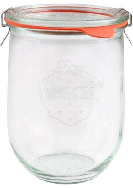 Lale Desenli 1062 ml Cam Saklama Kavanozu, 2'li Set, Beyaz Renk fiyatları